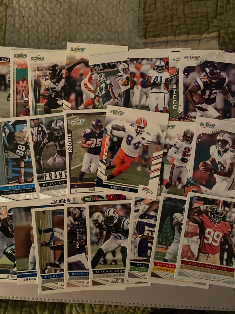 30 cards in lot 1991-2013 NFL Football Trading Card Lot - Multi Color